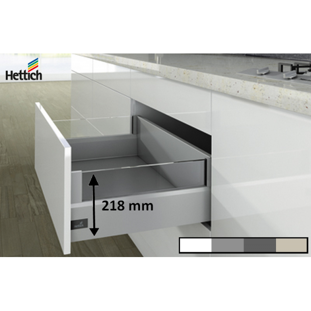 Kit tiroir casserolier Hettich 126 Designside Hauteur 218mm