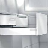 Tiroir à l'anglaise blanc monté sur mesure standard