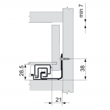 Coulisse movento Blumotion S - BLUM