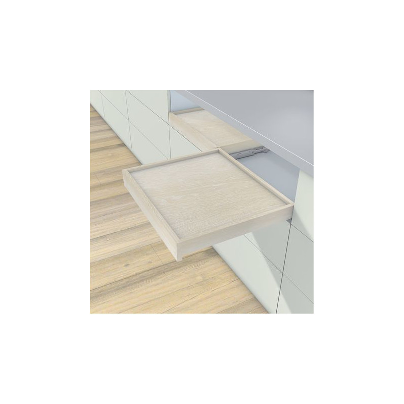 Coulisse invisible pour tablette bois - BLUM