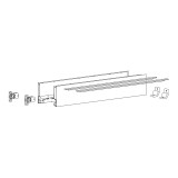 Kit tiroir AvanTech YOU hauteur 101 mm avec Push to open