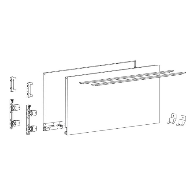 Kit tiroir AvanTech YOU hauteur 251 mm avec Push to open