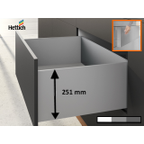 Kit tiroir AvanTech YOU hauteur 251 mm avec Push to open