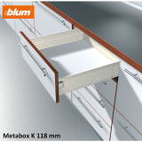 Kit tiroir Metabox Hauteur K 118 mm