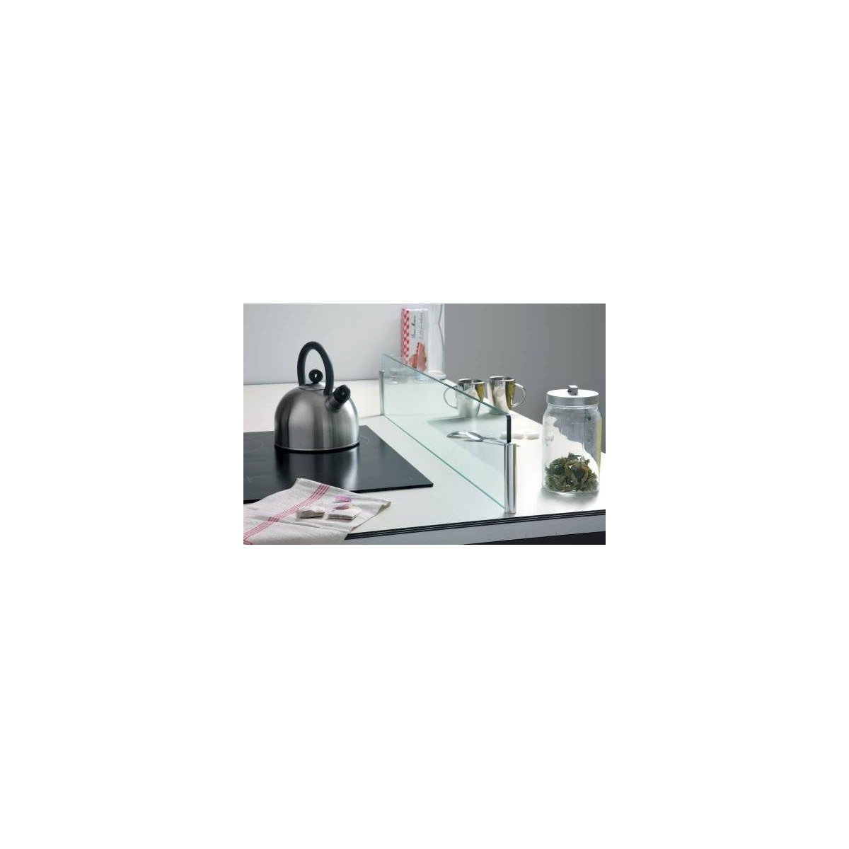 Kit séparateur en verre pour votre plan de travail.