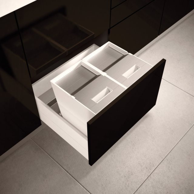 Poubelle tri sélectif 32 L pour élément de 600mm
