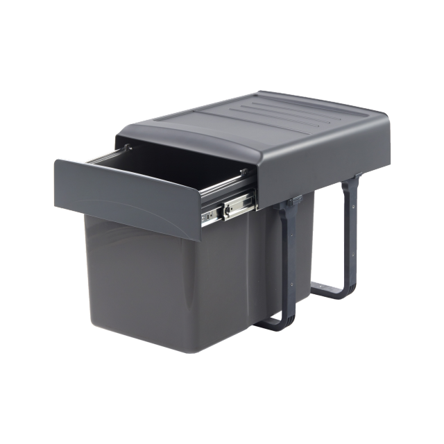 Poubelle gris orion de 34L