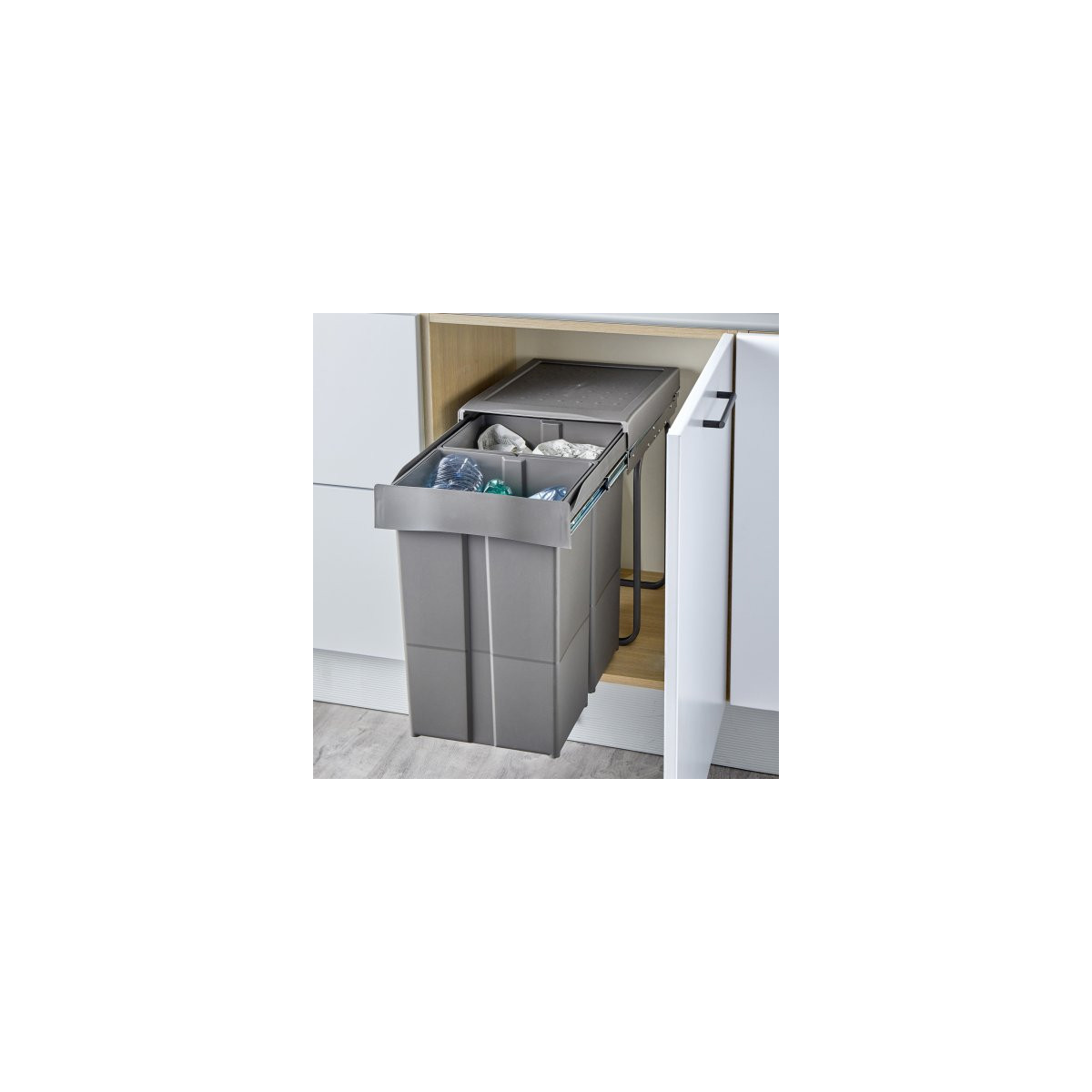 Poubelle 58L Grise Orion