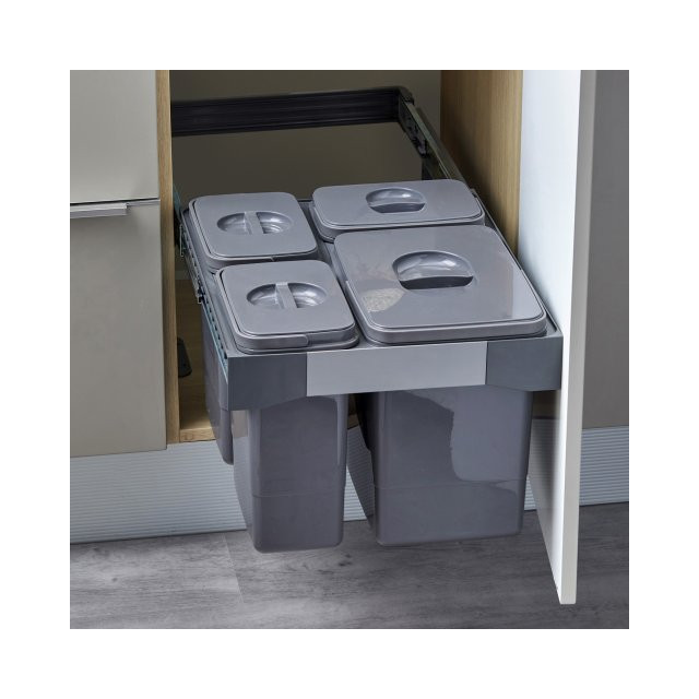 Poubelle sous évier pour 450mm