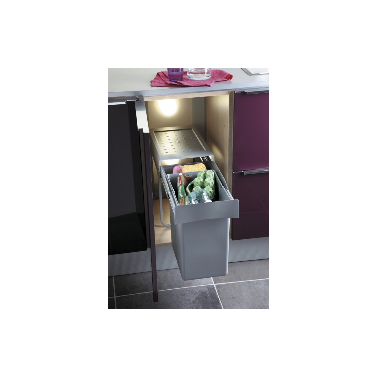 Poubelle pour meuble de 300mm