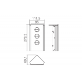 Bloc prises d'angle