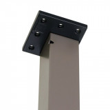 Pied de table couleur taupe