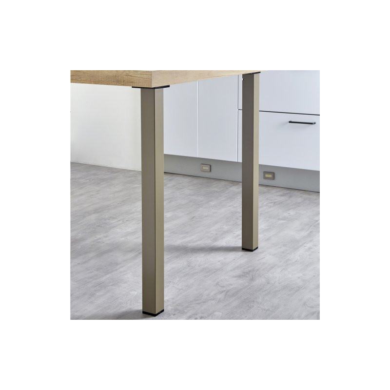 Pied de table couleur taupe