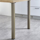 Pied de table couleur taupe