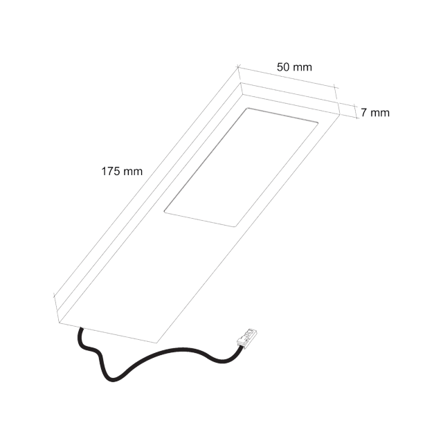 Kit de 2 profils LED extra-plats