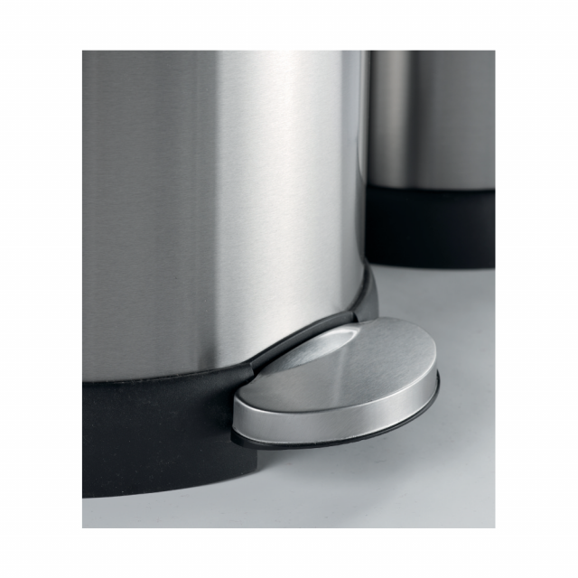 Poubelle à pédale inox