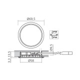 Kit 3 spot LED 230V 4000°K