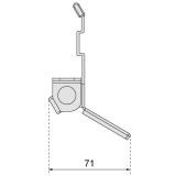 Kit pédale pour ouverture automatique