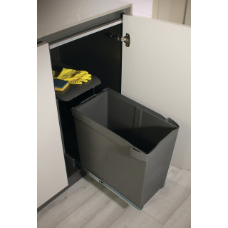 Poubelle coulissante monobac 30L