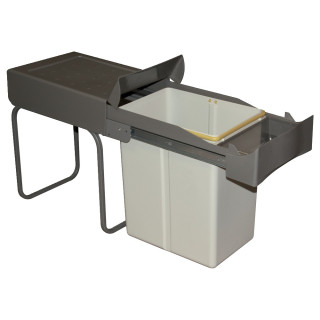 Poubelle de cuisine coulissante 20l