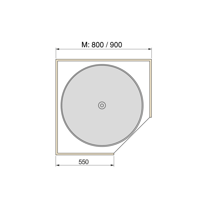 Tourniquet rond de cuisine