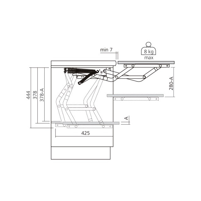 Ferrure de table