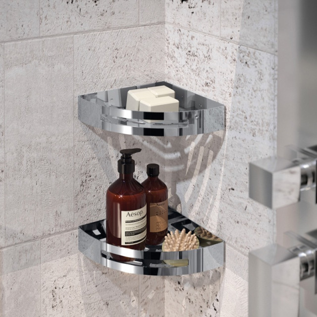 Porte-accessoires d'angle de douche