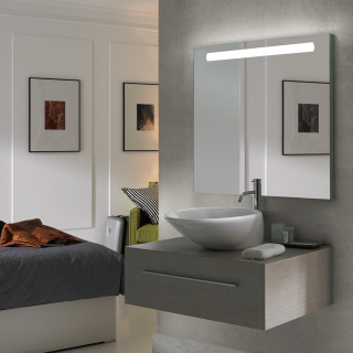 Miroir de salle de bain Pegasus avec éclairage frontal LED