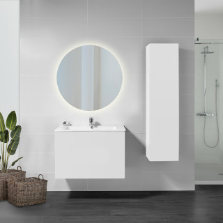 Miroir de salle de bain Cassiopeia avec éclairage décoratif à LED