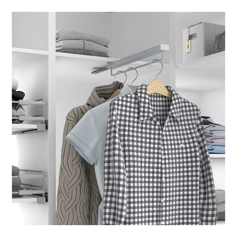 Porte-cintres coulissant pour dressing