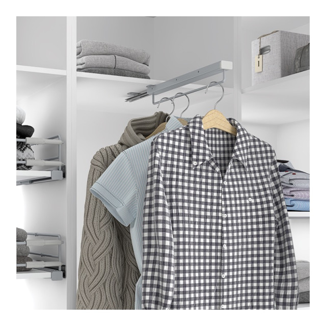 Porte-cintres coulissant pour dressing