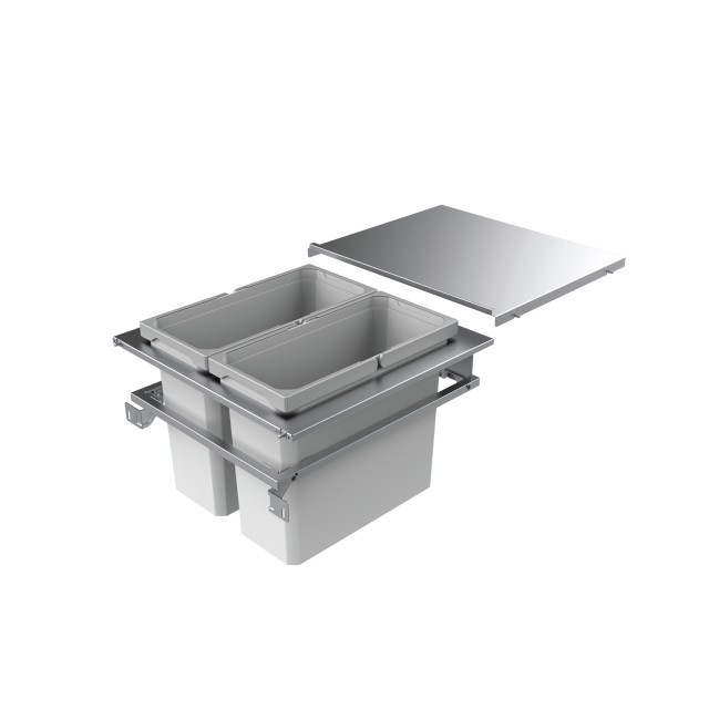 Poubelle sous evier pour meuble de 500mm