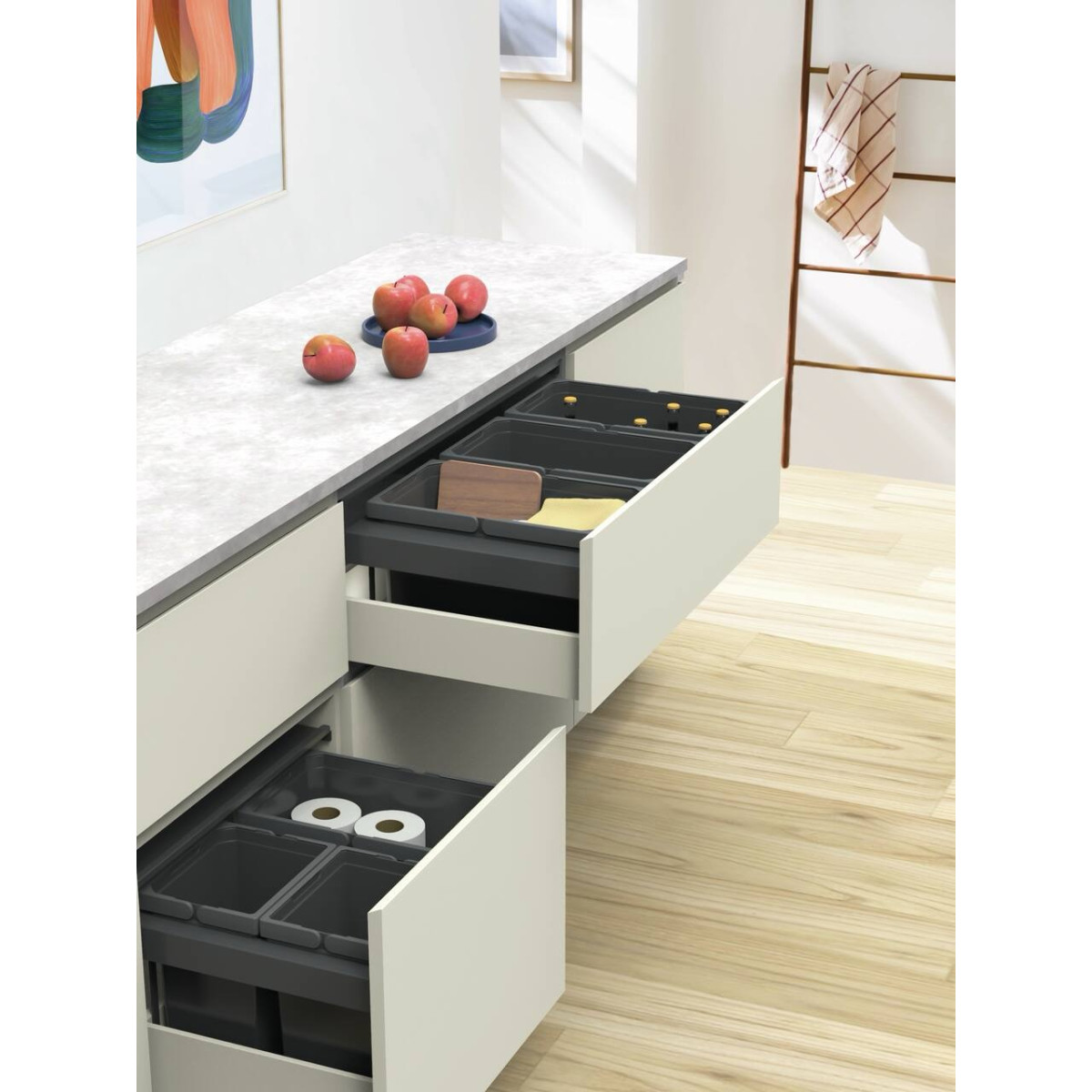 Poubelle sous-évier pour meuble de 800mm
