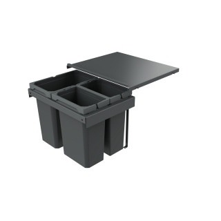 Poubelle sous evier pour meuble de 500mm