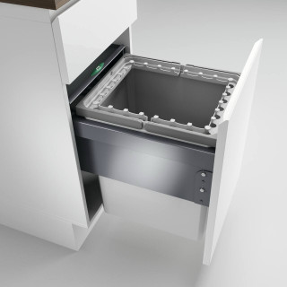 Poubelle sous-évier pour meuble de 400mm