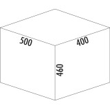 Poubelle sous-évier pour meuble de 500mm