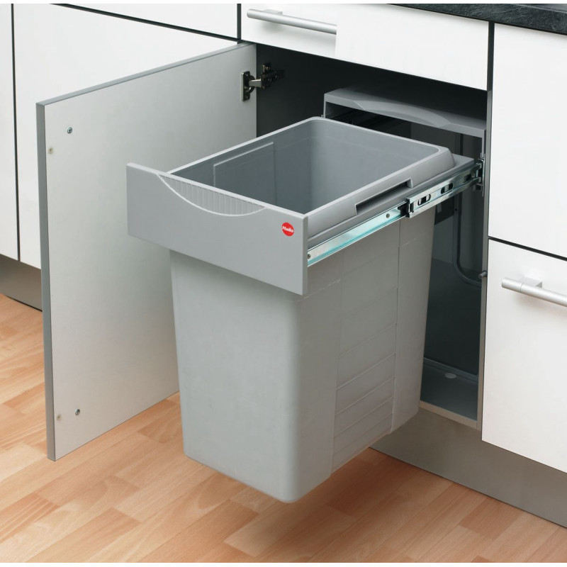Poubelle cuisine coulissante pour meuble de 400