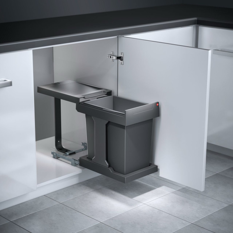 Poubelle de cuisine pour meuble de 300mm
