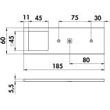 Kit spot LED Forato
