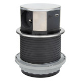 Bloc prise encastrable inox