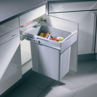 Poubelle cuisine encastrable 400mm