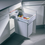 Poubelle cuisine encastrable 400mm
