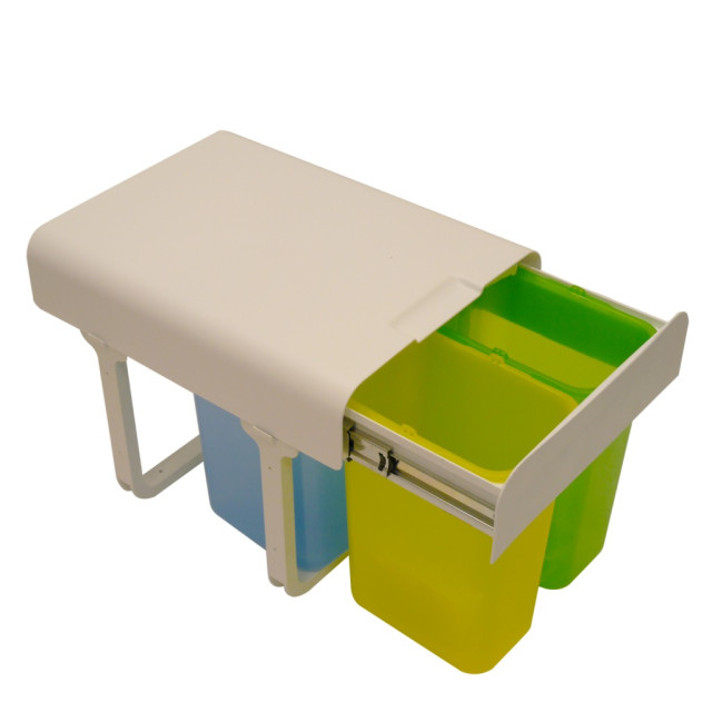 Poubelle pour meuble de 400mm composée de 3 seaux - MSA FRANCE