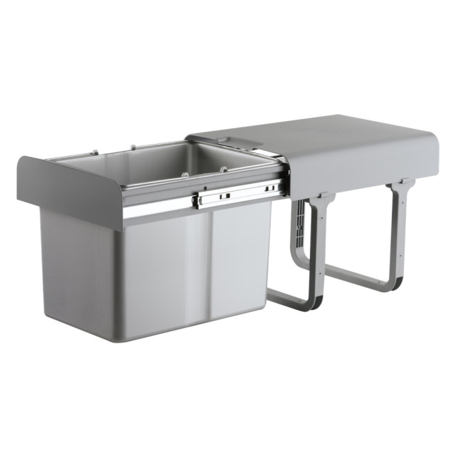 Poubelle pour meuble de 400mm composée d'1 seau : 1 x 34L