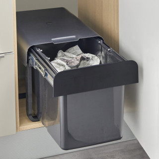 Poubelle noir sous-évier MSA FRANCE 34L