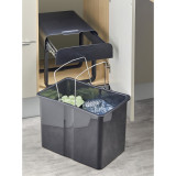 Poubelle noir sous-évier MSA FRANCE 34L