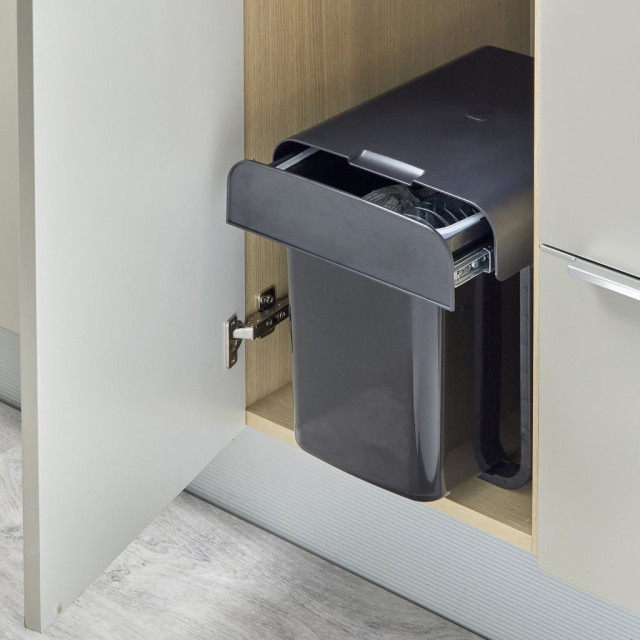 Poubelle pour meuble de 350mm composée d'1 seau 16L