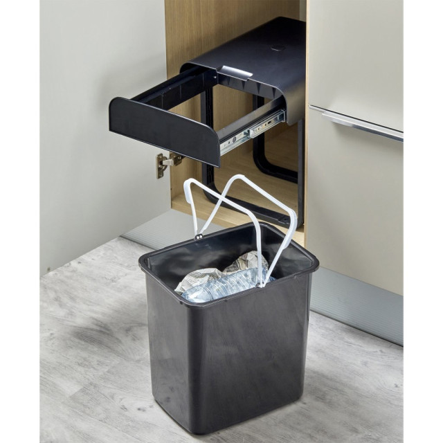 Poubelle pour meuble de 350mm composée d'1 seau 16L