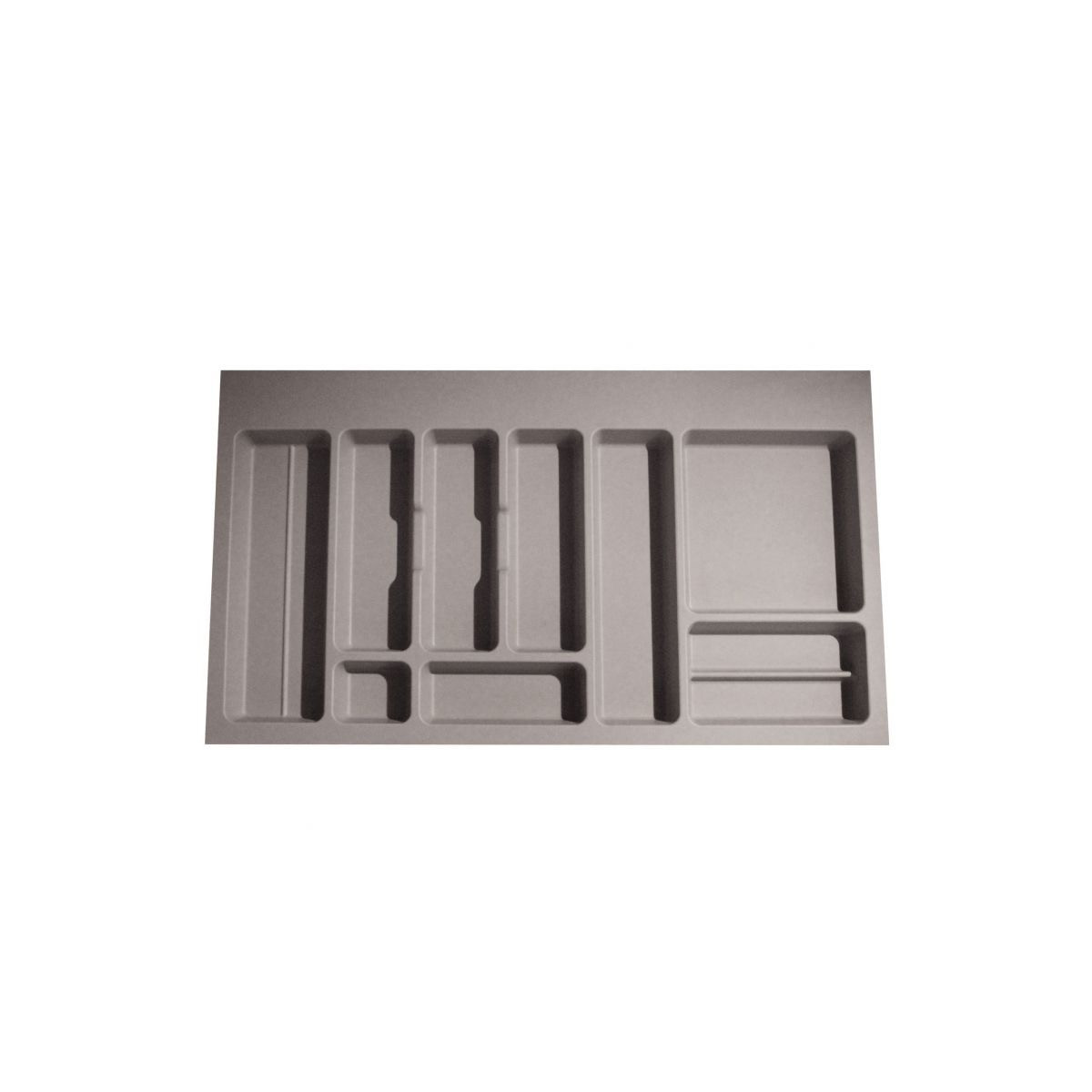 Range-couverts pour tiroir de 900mm composé de 9 compartiments - finition gris orion