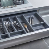 Range-couverts pour tiroir de 900mm composé de 9 compartiments - finition gris orion